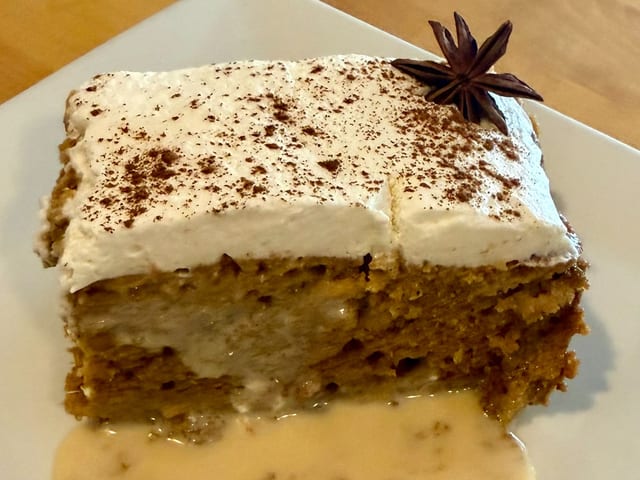 Pumpkin Tres Leches.