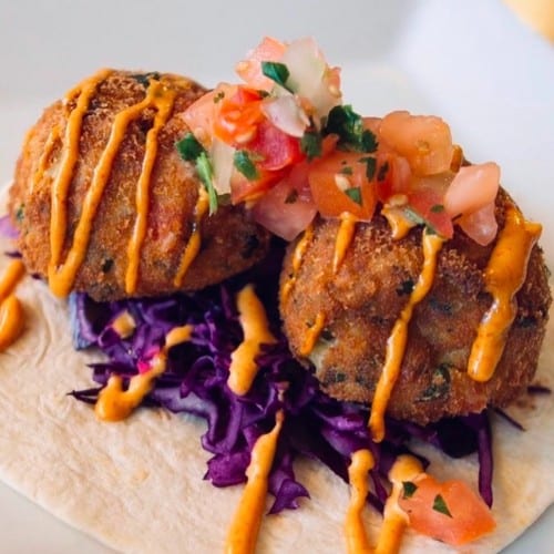 Crab Cake Taco.