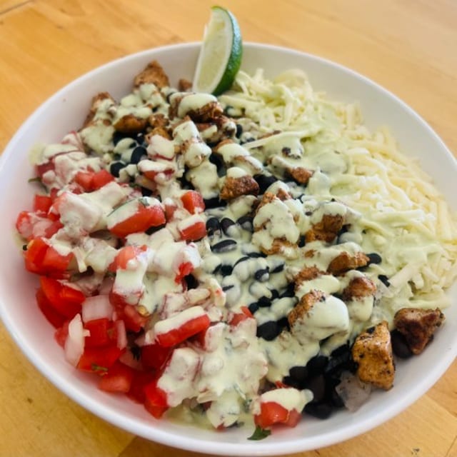 Chicken Burrito Bowl.